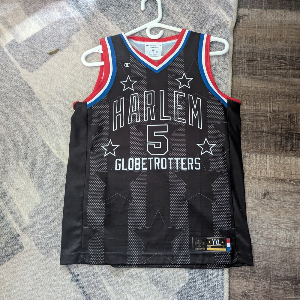 Champion Harlem Globetrotters Black Jersey